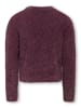 KIDS ONLY Pullover KOGPIUMO GLITTER L/S O-NECK KNT in rose wine