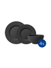 Villeroy & Boch Teller-Set Manufacture Rock in in schwarz