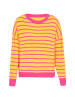 mimo Women Sweater in ORANGE MULTICOLOR