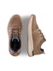Camel Active Sneaker aus Leder-Textil Mix in Sand