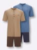 WITT WEIDEN Shortys in schoko-camel + marine-mittelblau