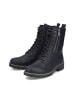 rieker Schnürstiefelette in schwarz