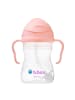 B. Box Trinkflasche Kinder 240 ml mit Strohhalm und Griffen - Ab 6 Monate in Rosa