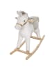 roba Schaukeleinhorn gepolstert – Sattel & Zaumzeug grau/gold, ab 24 Monaten