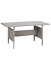 Beliani Esstisch VITERBO in Grau - (W) 80 x (H) 74 x (L) 145 cm