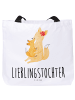 Mr. & Mrs. Panda Shopper Tasche Fuchs Mama mit Spruch in Weiß