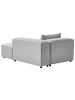 Beliani Sofaelement BRANDE in Grau - (W) 122 x (H) 70 x (L) 184 cm