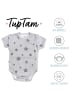 TupTam Baby Jungen Kurzarm Wickelbody 5er Set in grau/weiß