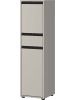 KADIMA DESIGN Badschrank schmal Hamburg Soft-Close Funktion, Midischrank in Steingrau