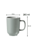 Ritzenhoff & Breker 6er Set Kaffeebecher Jasper 285 ml in mint