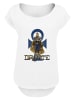 F4NT4STIC Long Cut T-Shirt Black Adam Dr. Fate in weiß