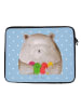 Mr. & Mrs. Panda Laptop Case Bär Gefühl ohne Spruch in Blau Pastell