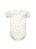 Pinokio Kurzarmbody Teddybär in weiss