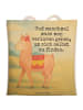 Mr. & Mrs. Panda Shopper Bag Alpaka Stolz Design mit Spruch in Weiß