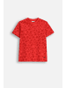 MOKIDA Baumwoll-T-Shirt mit kurzen Ärmeln in rot