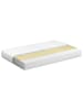 Beliani Matratze SERENITY in Weiß/Grau - (W) 120 x (H) 18 x (L) 200 cm H2/3 Mittel