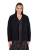 MIAMODA Sweatjacke in schwarz