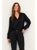 Kaffe Langarm-Bluse KAcalinda Regular fit in Black Deep