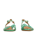 Poti Pati Supermodische Riemchensandalen Grün