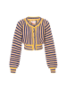 IZIA Cardigan in navy multicolor