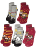 Harry Potter 5er Pack Harry Potter Socken 3 Freunde Kindersocken Söckchen in Mehrfarbig