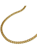 Gallay Kette 1,6mm Flachpanzer diamantiert vergoldet AMD 50cm in gold