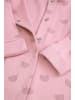 Coccodrillo Baumwollstrampler mit Füßen in gedämpftes Rosa