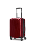 Redolz Essentials 18 4 Rollen Kabinentrolley 55 cm mit Dehnfalte metallic-red shiny