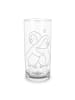 Mr. & Mrs. Panda Glas Pinguine Kuscheln ohne Spruch in Transparent