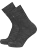 normani 2 Businesssocken aus Merinowolle in Anthrazit