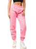 DAILY COTTON Jogginghose - im Straight-Fit als Lange Trainingshose Sweatpants in Bubble Gum