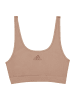 adidas Bustier SCOOP LOUNGE BRA in braun