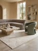 KADIMA DESIGN Läufer Geometrisch rutschhemmend pflegeleicht Wohnzimmer Flur in Creme