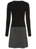 Melrose Strickkleid in schwarz-grau
