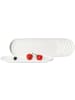 Ritzenhoff & Breker 6er Set Servierplatten Kelly in Weiß 30,5 x 11 cm in weiß