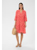 Kaffe Kleid KAellen A-shape in Poppy Red Chalk Flower