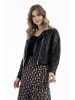 DreiMaster Vintage Lederjacke in Schwarz