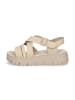 rieker Plateau Sandale in Beige