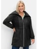 sheego Outdoorjacke in schwarz