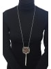 collezione alessandro Lange Kette " Karla " in silber
