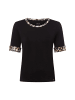 MARC CAIN COLLECTIONS T-Shirt in schwarz beige - 0002