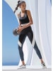 LASCANA ACTIVE Sporthose in anthrazit, weiß, grau