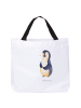 Mr. & Mrs. Panda Beuteltasche Pinguin Diät ohne Spruch in Weiß