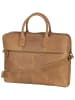 Burkely Aktentasche Vintage Max Big Worker 17'' in Cognac