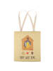 Mr. & Mrs. Panda Shopper Bag Vogelhaus Home mit Spruch in Gelb Pastell