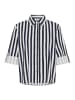 SAINT TROPEZ Langarm - Hemd ZalindaSZ Gerade Passform in Eclipse Ice Stripe
