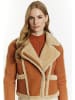 DreiMaster Vintage Bikerjacke Aus Leder in Cognac