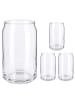 relaxdays 4 x Longdrinkgläser in Transparent - 480 ml