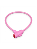 relaxdays Fahrradschloss in Pink - 70 cm