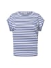 comma T-Shirt in hellblau weiß